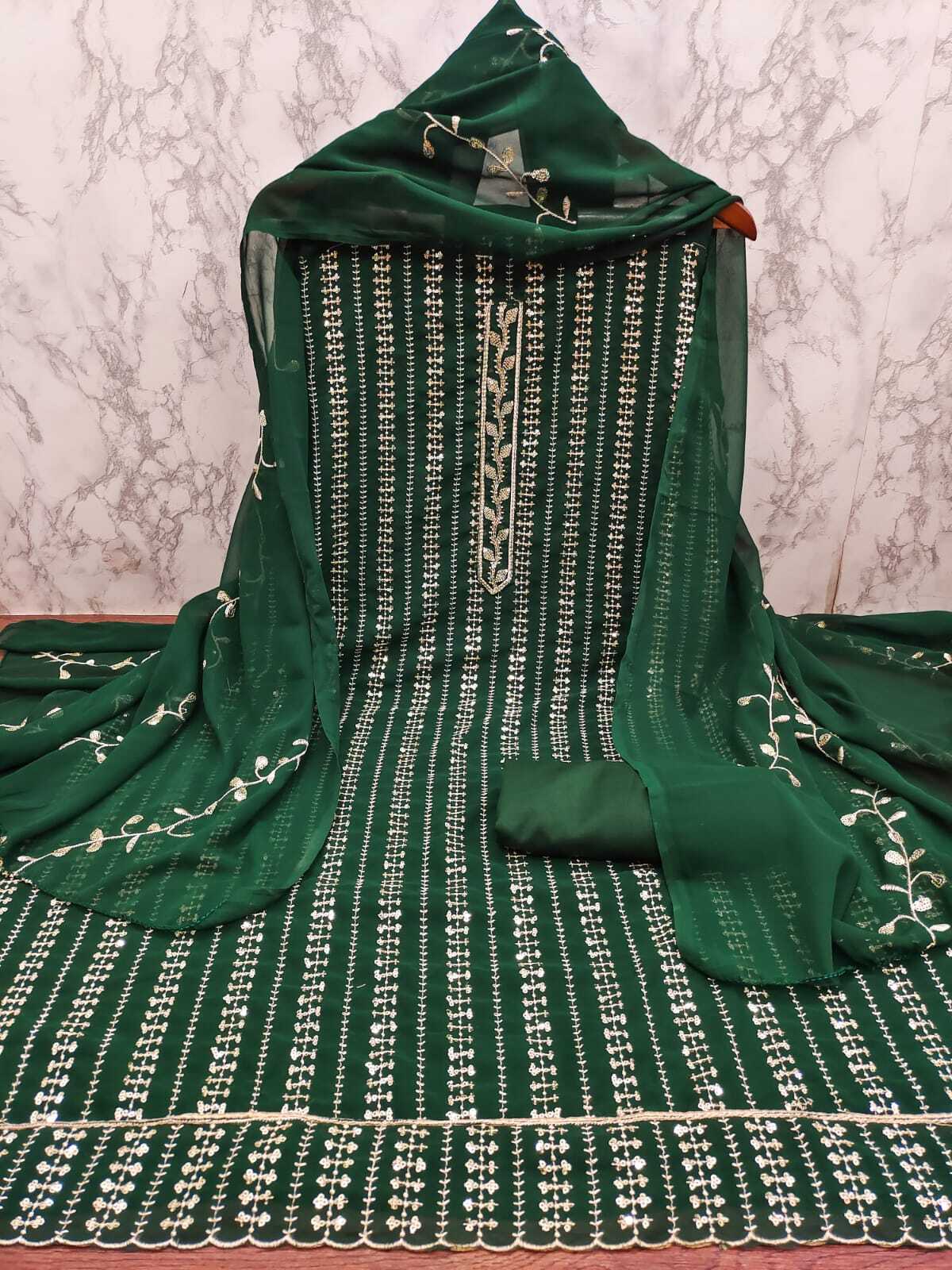 Dress Material - Color: Blue