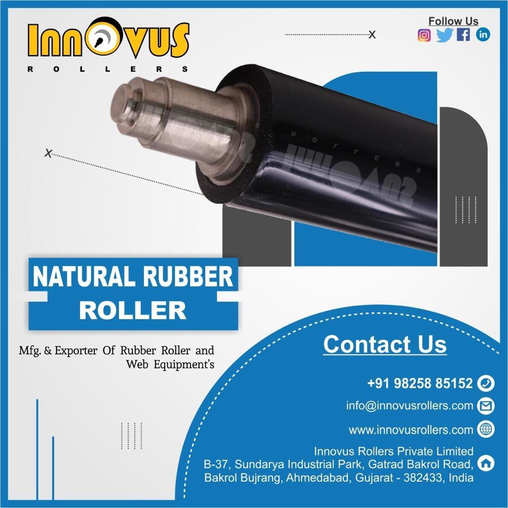 Rubber Roller - Color: Black