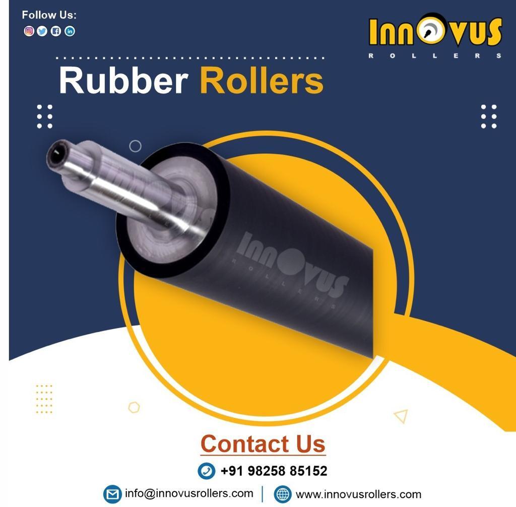 Rubber Roller - Color: Black