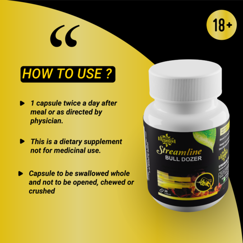 Powerful Aphrodisiac Tablet Streamline Bulldozer Enhance Sexual Performance Increase Sperm Count Beat Premature Ejaculation