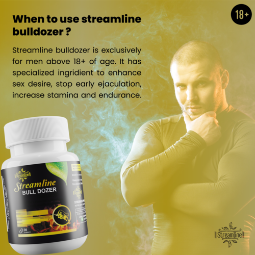 Powerful Aphrodisiac Tablet Streamline Bulldozer Enhance Sexual Performance Increase Sperm Count Beat Premature Ejaculation