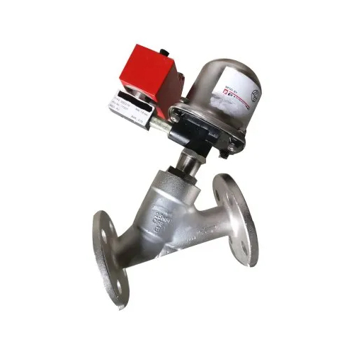 स्लिवर न्यूमेटिक एंगल टाइप वाल्व