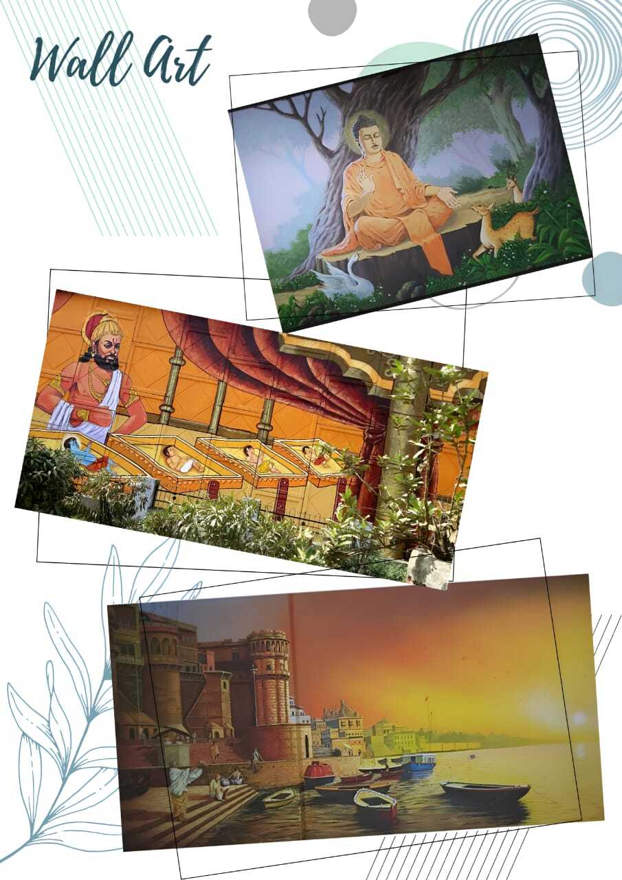 Wall Paintings - Standard Size, Without Frame | Realistic, Modern, Abstract, Gond, Madhubani, Warli Art Creations