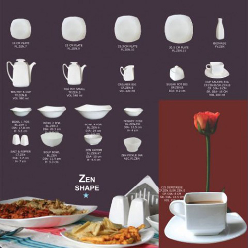 Ceramic Plate - Durable Oven & Microwave Safe , Elegant Design For Home & Hotel Use, Versatile For Dining And Baking
