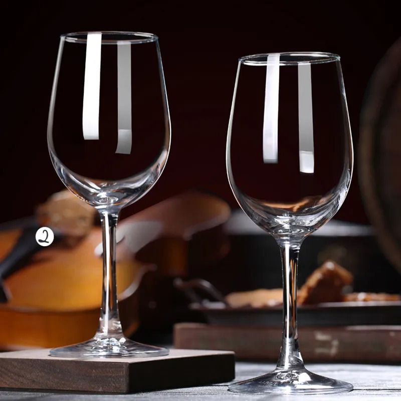 Smartserve Redwhite Crystal Wine Glass Set Of 6 350ml Gift Set Capacity: 350 Milliliter (Ml)