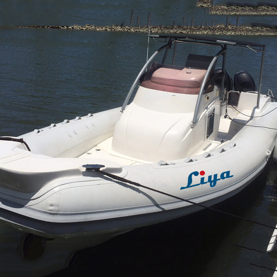Liya Big Inflatable Boat 8.3m Semi Rigid Inflatable Speed Boat - Capacity: 1700 Kg/hr