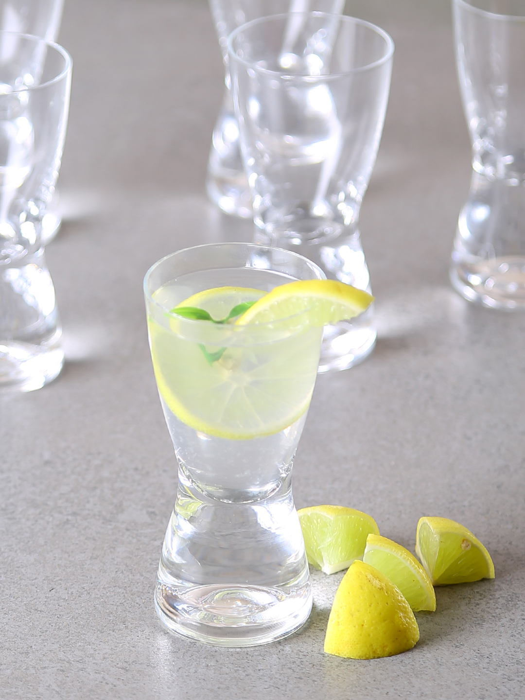 Transparent Bohemia Crystal Samba Shot Glass Set 70 Ml Set Of 6 Pcs