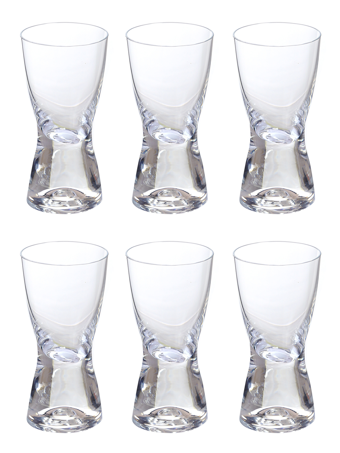 Transparent Bohemia Crystal Samba Shot Glass Set 70 Ml Set Of 6 Pcs