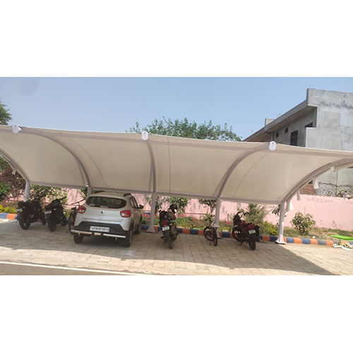 Waterproof Car Parking Tensile Structure - Color: As Per Availability