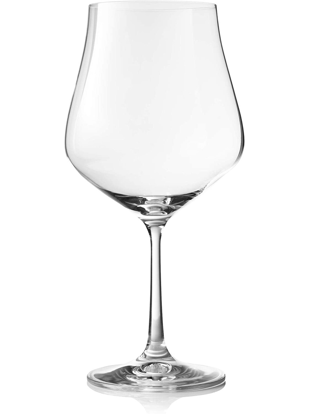 Bohemia-crystal Tulipa Red Wine Glass Set 600ml Set Of 6 Transparent