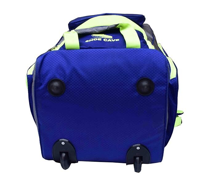 Sas Sports Cricket Pro Wheel Kit Bag (Blue)-senior
