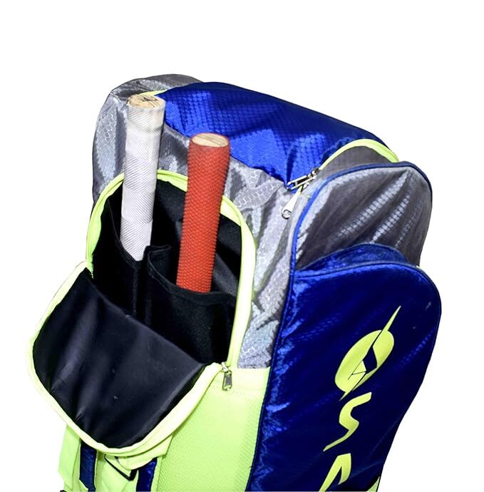 Sas Sports Cricket Pro Wheel Kit Bag (Blue)-senior