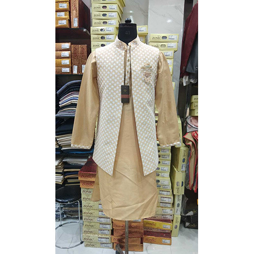 5 Color Open Kurta Koti Men