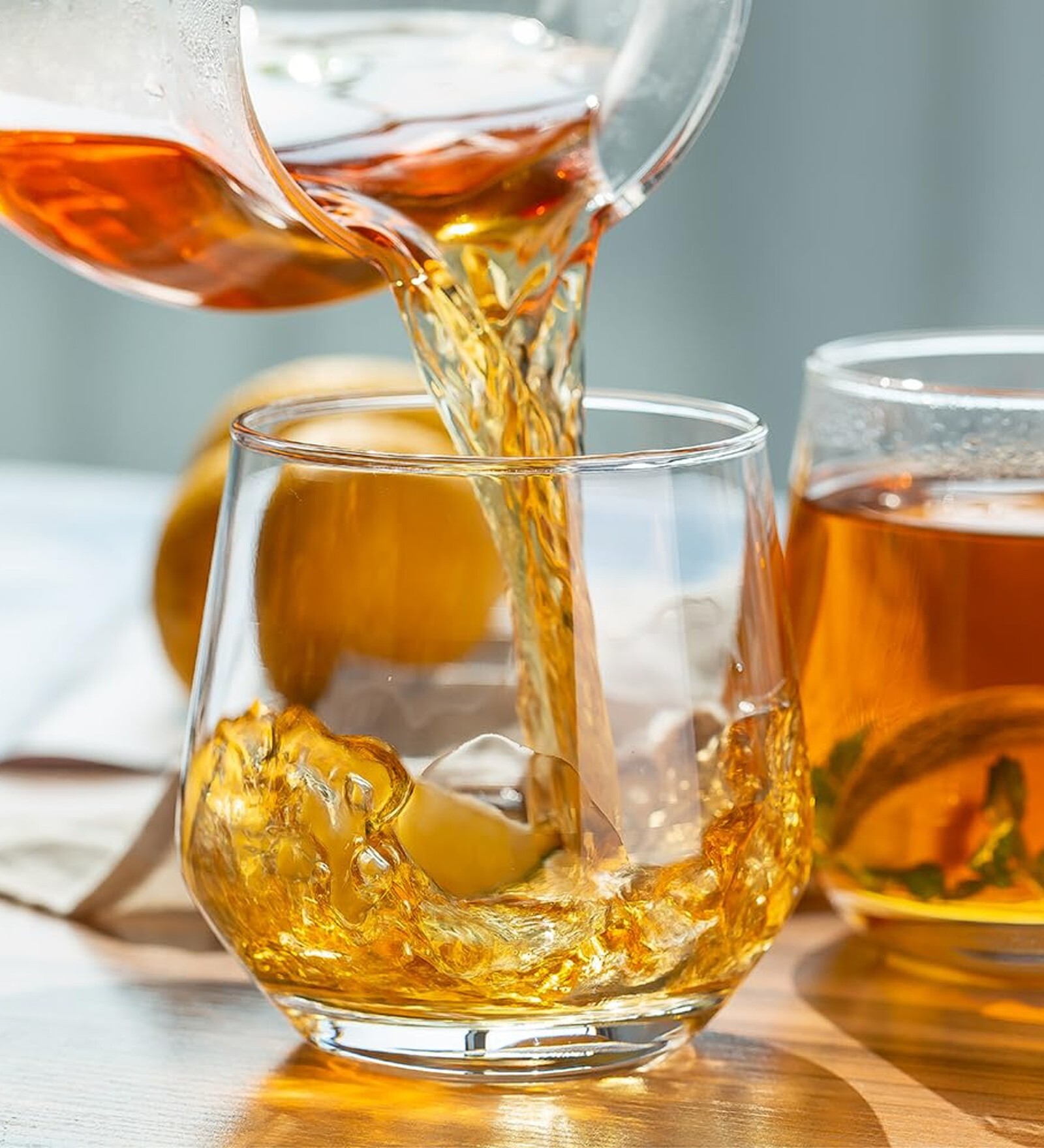 Smartserve Crystal Whiskey Glass Set Of 6 370ml Gift Box