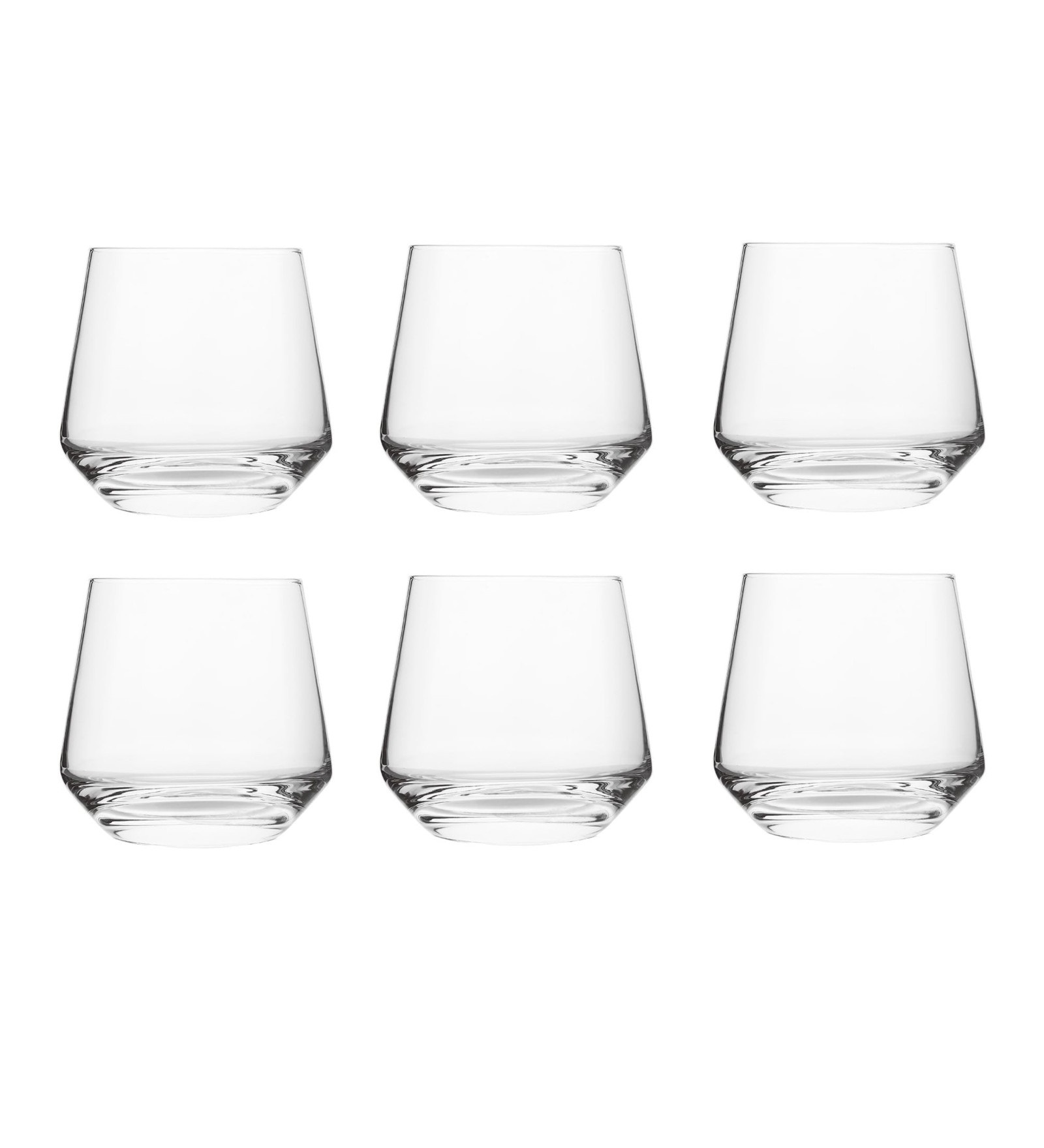 Smartserve Crystal Whiskey Glass Set Of 6 370ml Gift Box