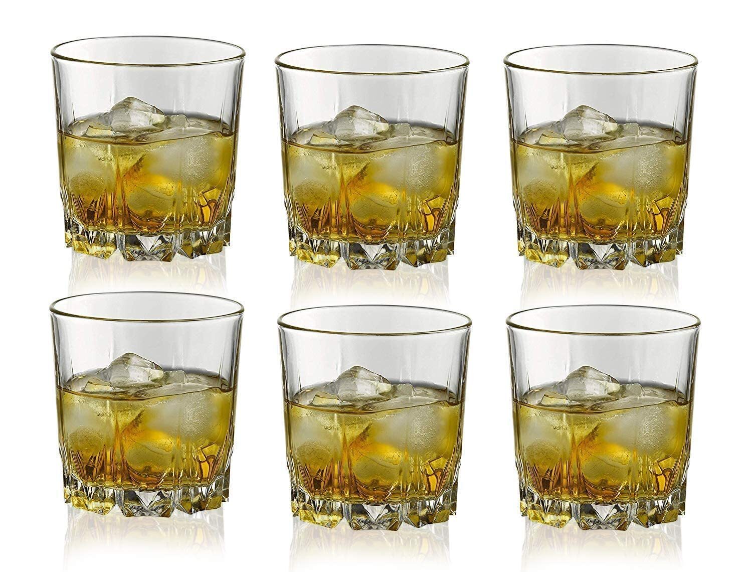 Smartserve Premium Glass Tumbler Set - 9x8 Cm, 290 Ml Capacity | Transparent Soda Lime Glass, Dishwasher-friendly, Ideal For Whiskey, Juice, And Cocktails