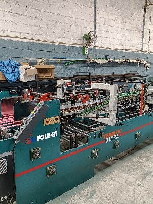 Fully Automatic 3 Ply Corrugated Box Pasting Machine - Feature: High Efficiency