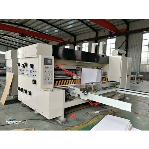 Vacuum Suction Automatic Corrugated Box Making Machine