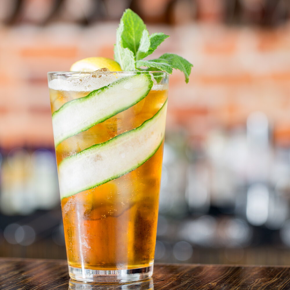 Smartserve Imported Pint Tall Beer Glasses Crystal Clear 620ml Set Of 1 - Color: Transparent