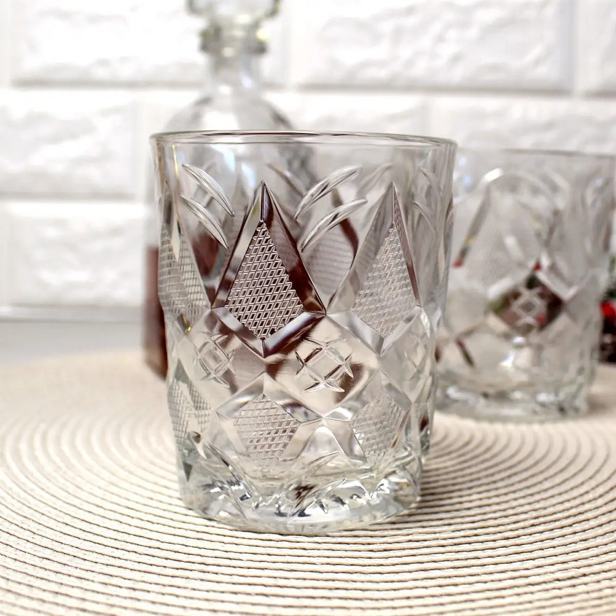 Smartserve Status Imported Whiskey Glass Set 385ml - Color: Transparent