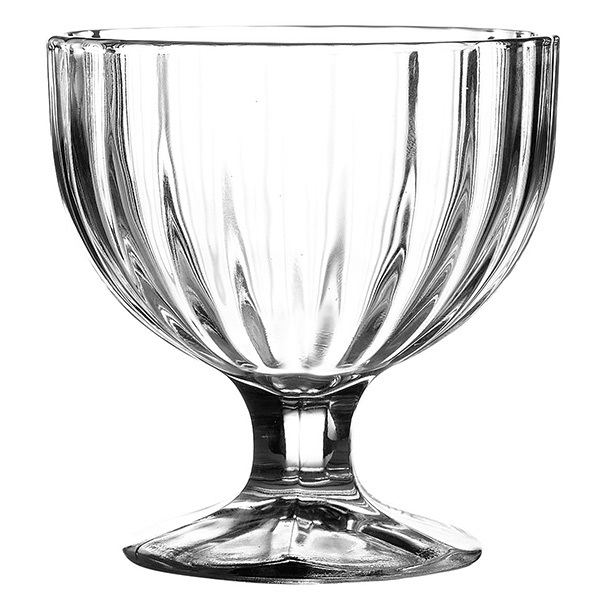 Uniglass Ice Cream Glass Bowls Set 270ml Set Of 6 Transparent