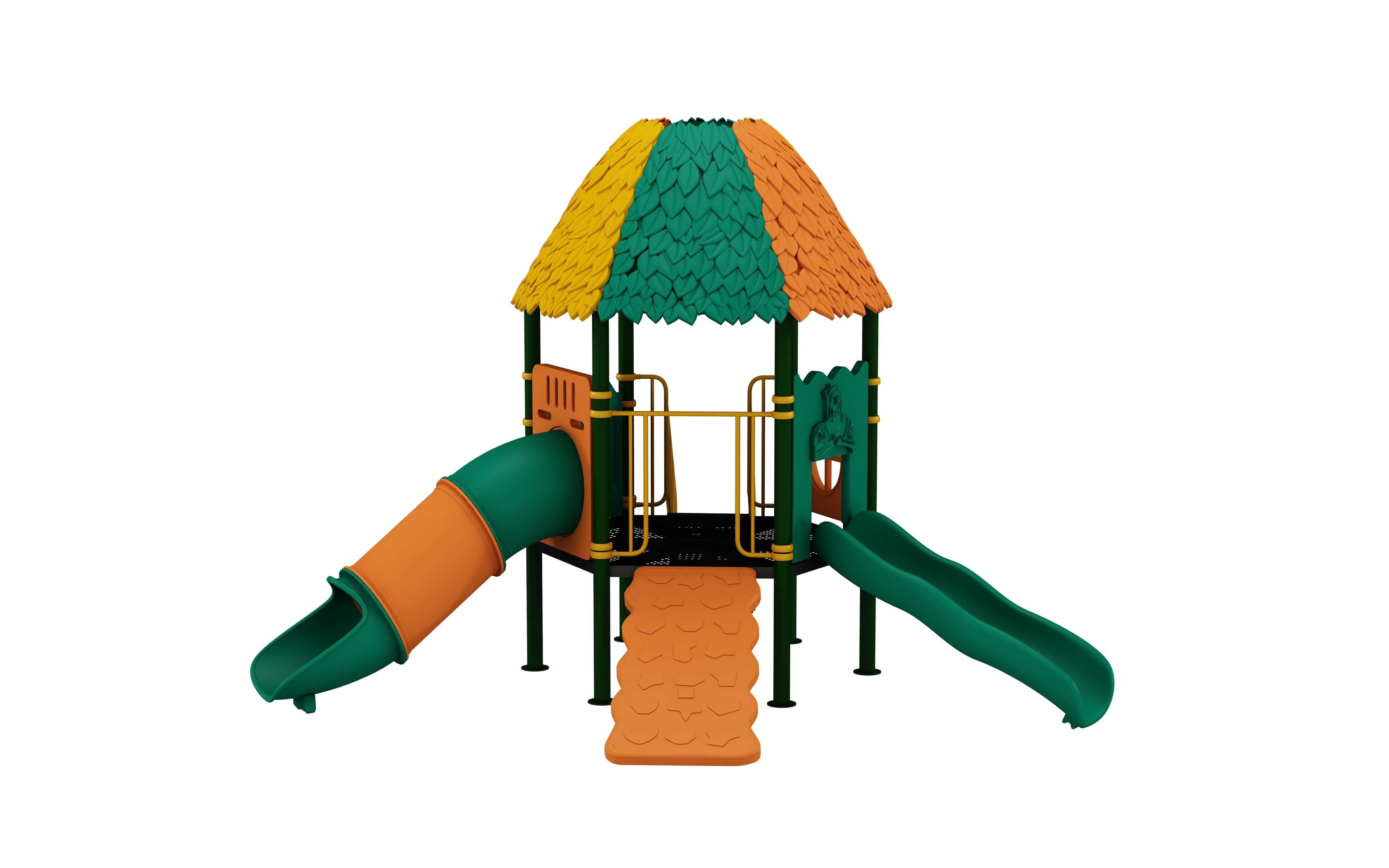 Swing Set - 30x35 Inches | Galvanized Pipes With Powder Coated Finish, Weather Resistant, Non-toxic Lldpe Seats, Adjustable Height, Anti Slip Base
