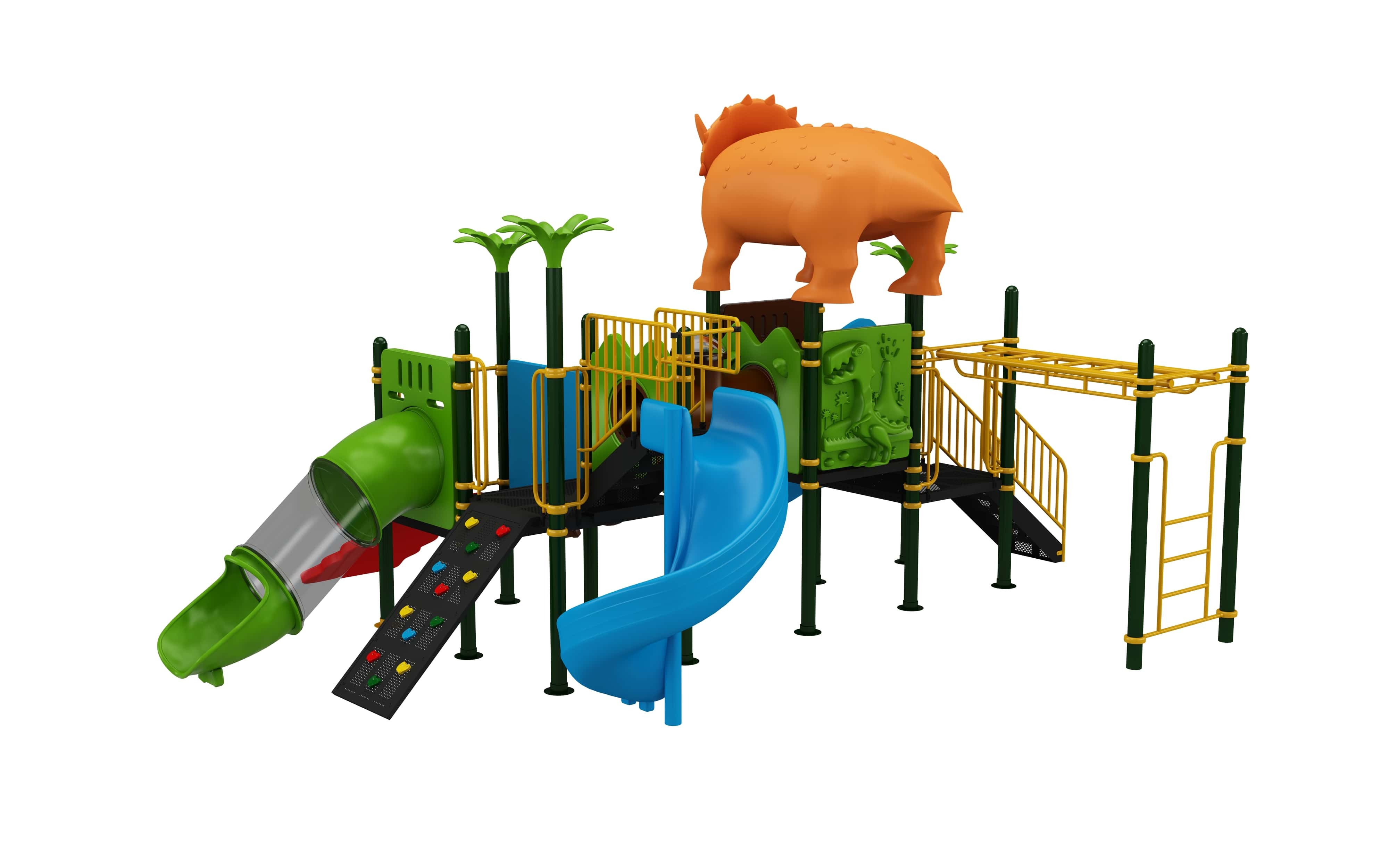 Non-toxic Rotational Moulded Climber - Durable Lldpe, Adjustable Height | Weather Resistant, Fire Retardant, Uv Stabilized, Indoor & Outdoor Use