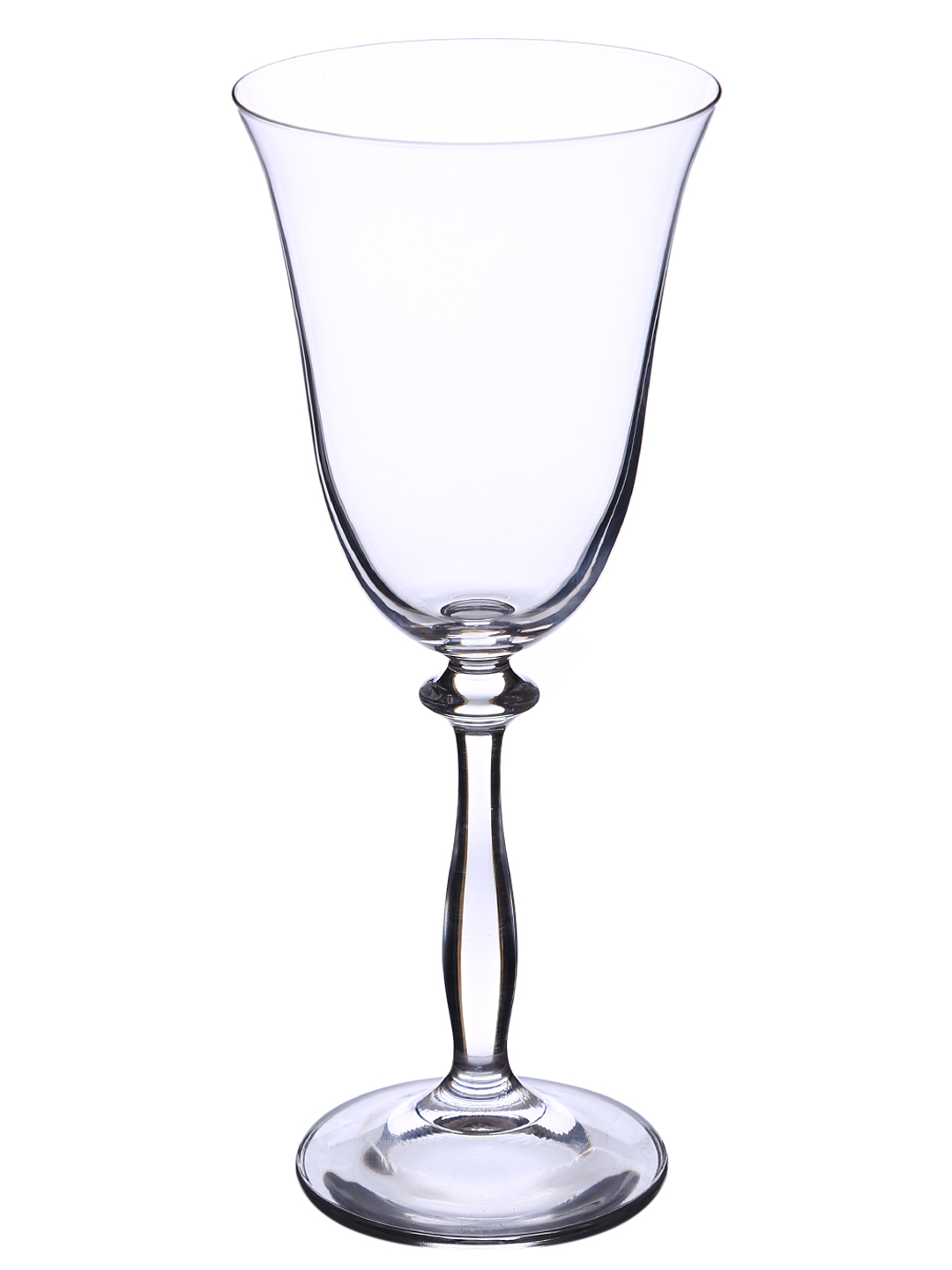 Bohemia Crystal Angela White Wine Glass Set 250ml Set Of 6 Transparent - Crystal Material, Wide Shape, Dishwasher Safe | Elegant Wedding Theme, 195 Grams Per Glass