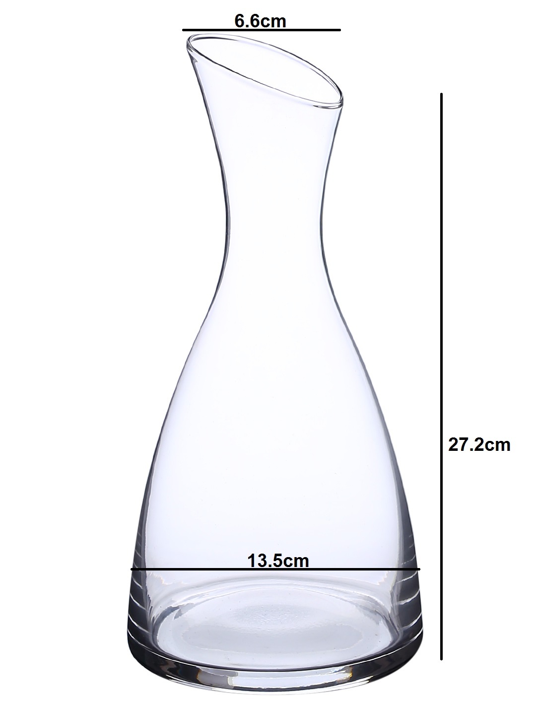 Bohemia Crystal Bar Wine Decanter Glass 1200ml 1 Piece Transparent