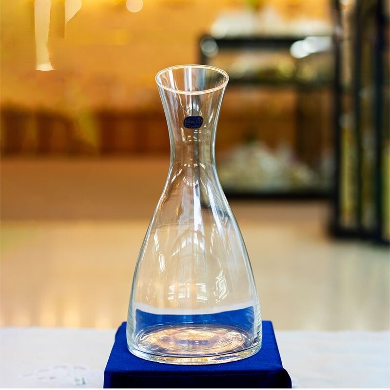 Bohemia Crystal Bar Wine Decanter Glass 1200ml 1 Piece Transparent