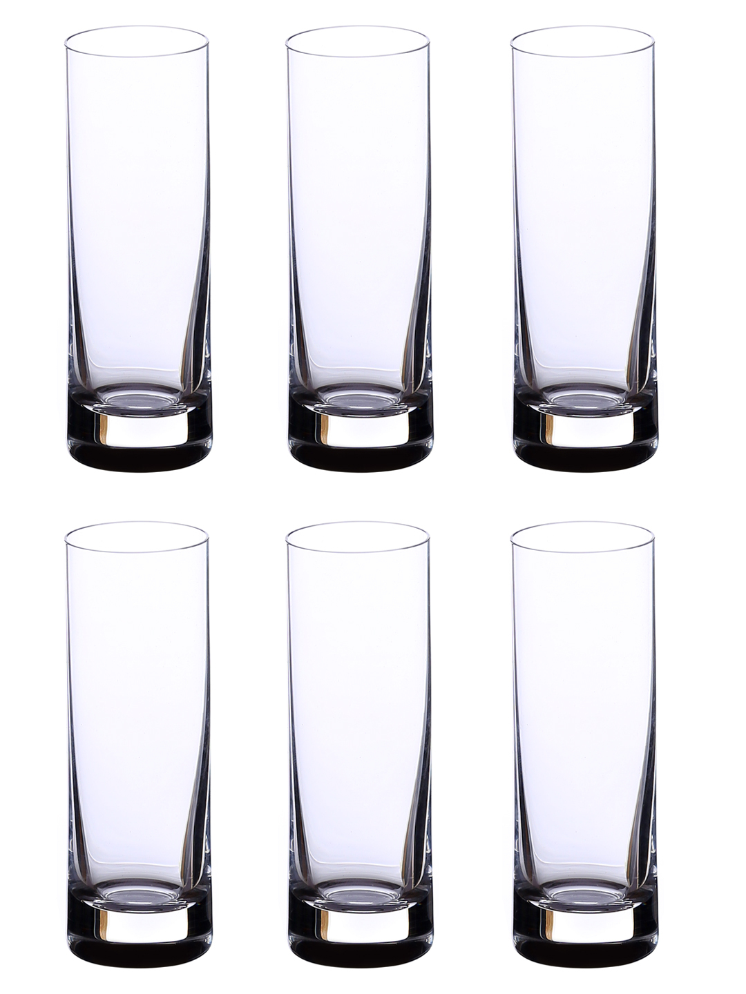 Bohemia Crystal Barline Shot Glass Set 50 Ml Set Of 6 Pcs - Color: Transparent