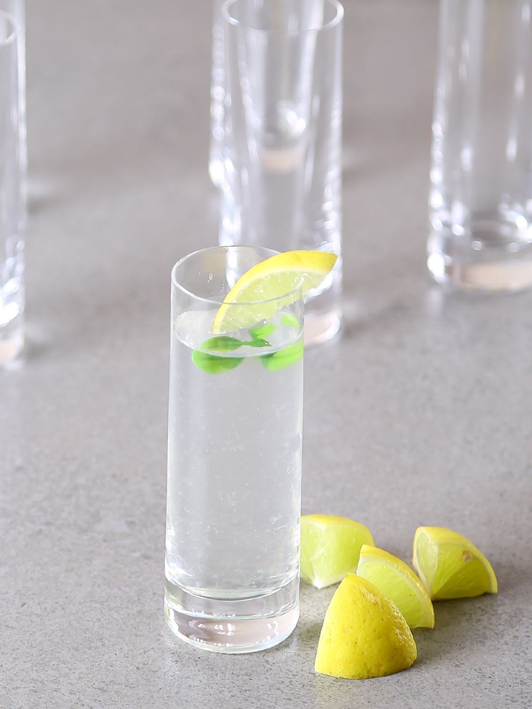 Bohemia Crystal Barline Shot Glass Set 50 Ml Set Of 6 Pcs - Color: Transparent