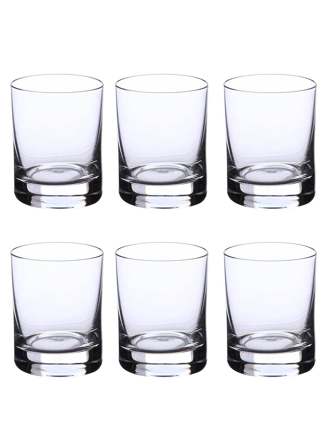 Bohemia Crystal Barline Shot Glass Set 60 Ml Set Of 6 - Color: Transparent