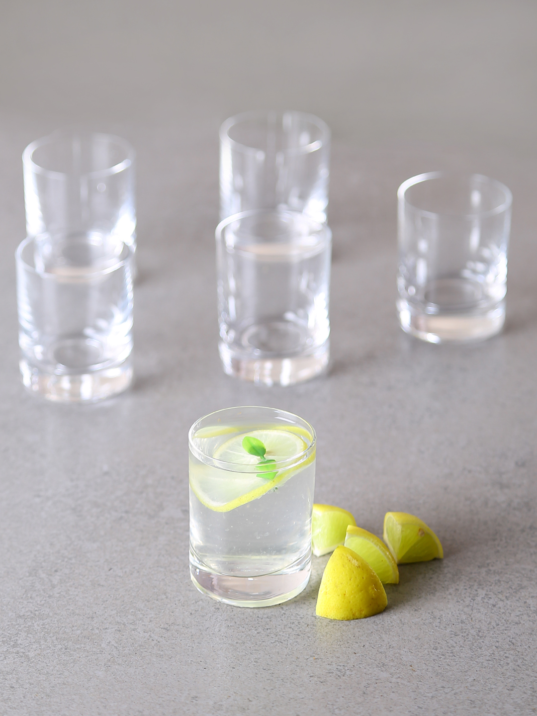 Bohemia Crystal Barline Shot Glass Set 60 Ml Set Of 6 - Color: Transparent