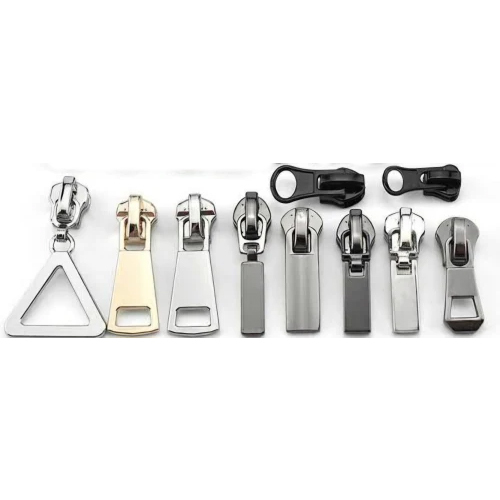 Garment CFC Metal Zip Slider - Metal, 7 mm , Black | Durable, Smooth-Gliding, Snag-Free Design for Enhanced Garment Longevity