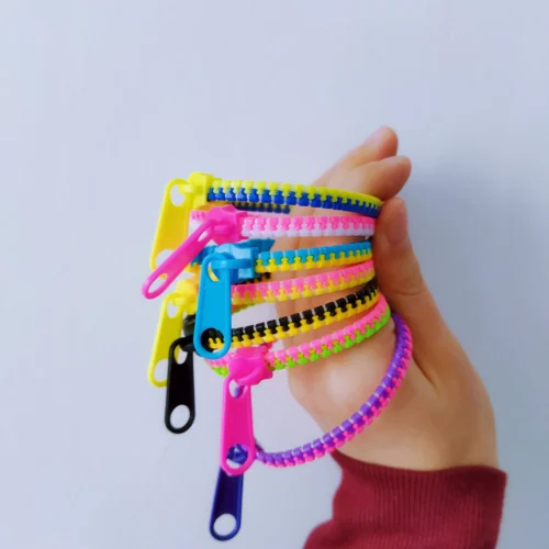 Jacket Plastic Zipper - High-Quality Plastic, All Sizes, Close End, Versatile for All Jacket Types - Ergonomic Pull-Tab, Seamless Operation, Durable Design