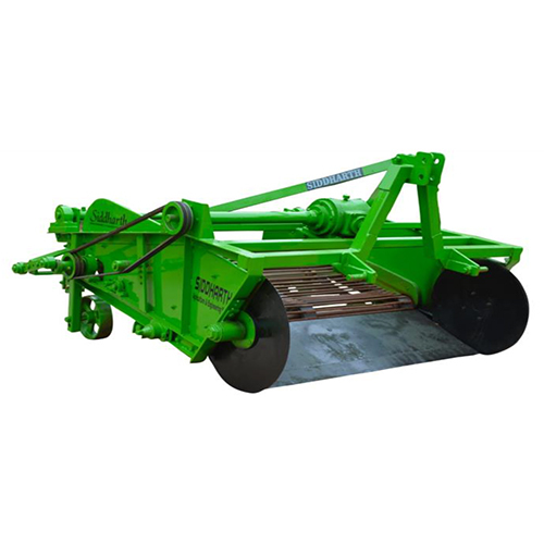 Potato Digger - Stainless Steel, Tractor Operated 45 Hp | Air-cooled Engine, Adjustable Blades, Low-maintenance Design