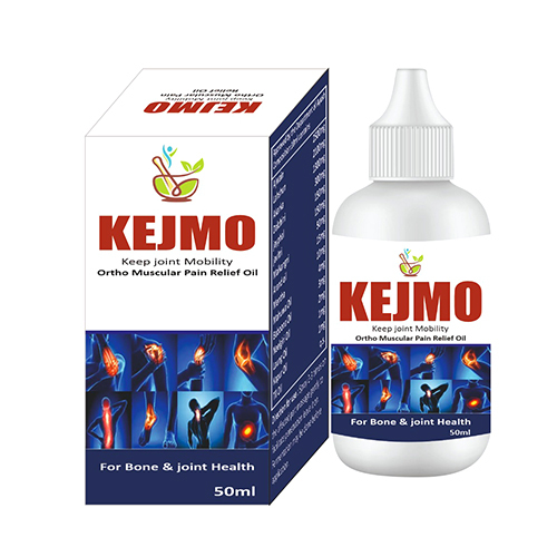 Ortho Muscular Pain Relief Oil - 50 ML, Natural Herbal Extracts for Deep Muscle Penetration and Inflammation Reduction, Spill-proof Container