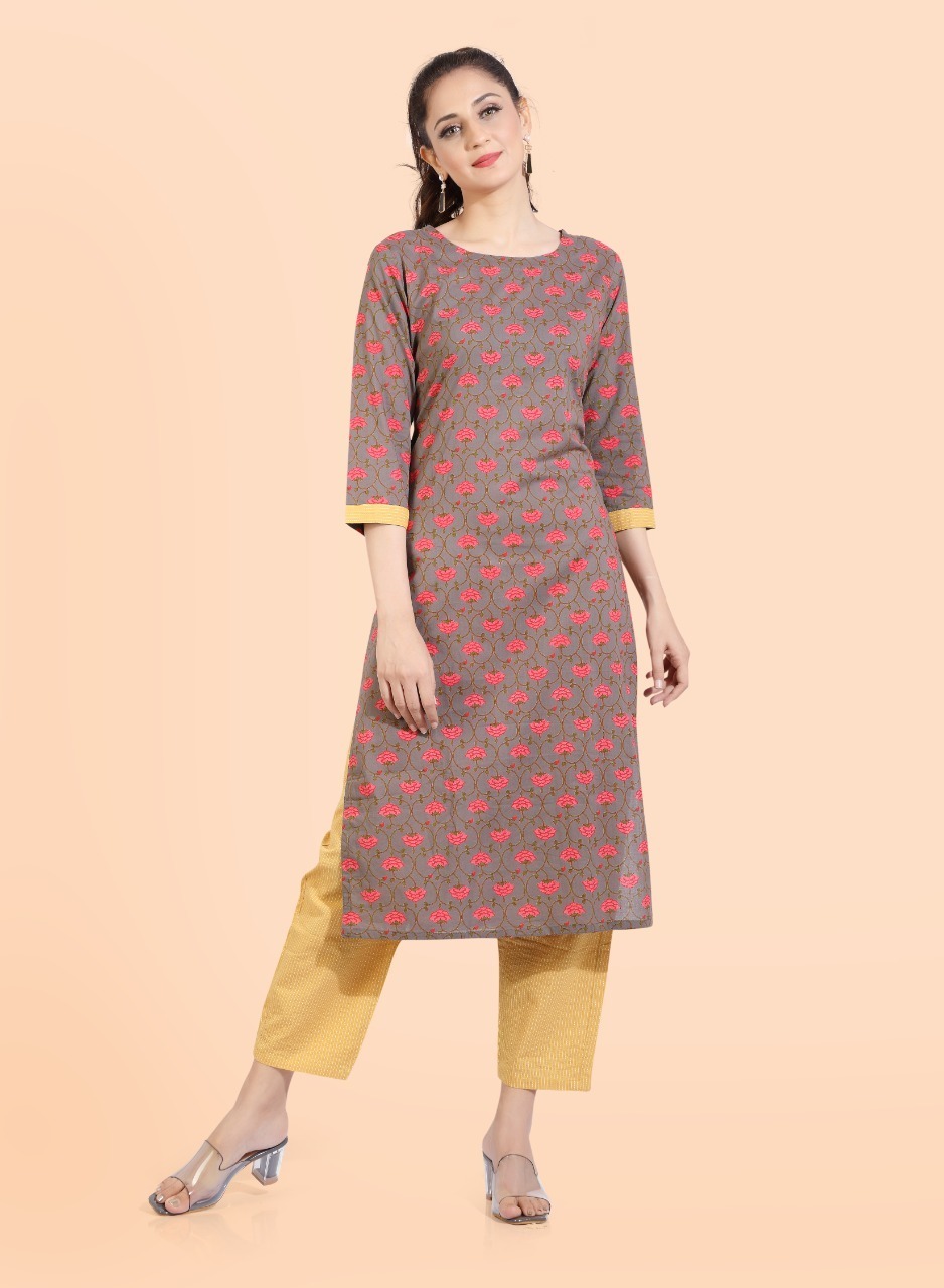 Cotton Kurti - Elegant Lightweight Cotton Fabric, Perfect For Summer Wear, Breathable And Comfortable