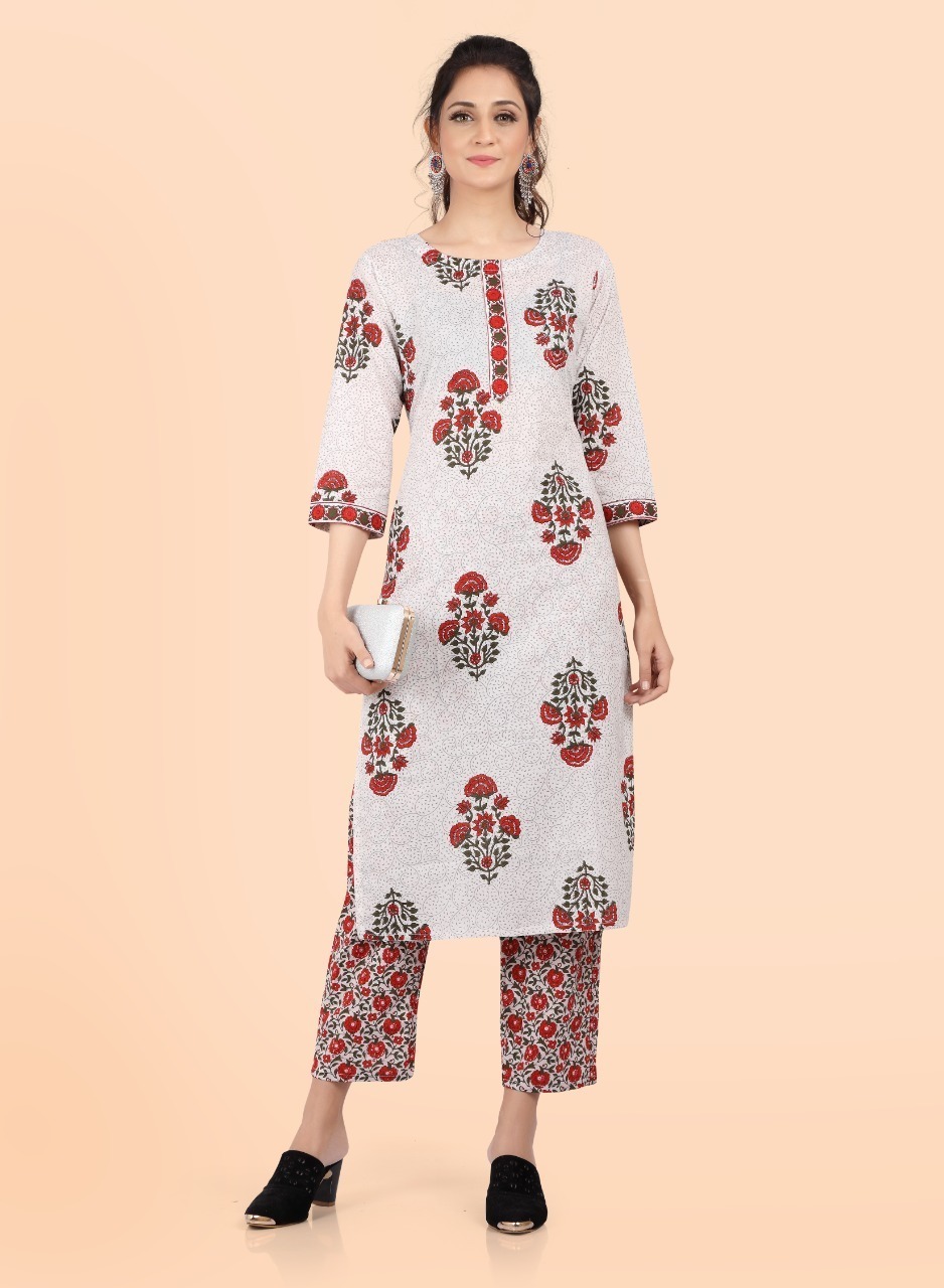 Cotton Kurti - Elegant Lightweight Cotton Fabric, Perfect For Summer Wear, Breathable And Comfortable