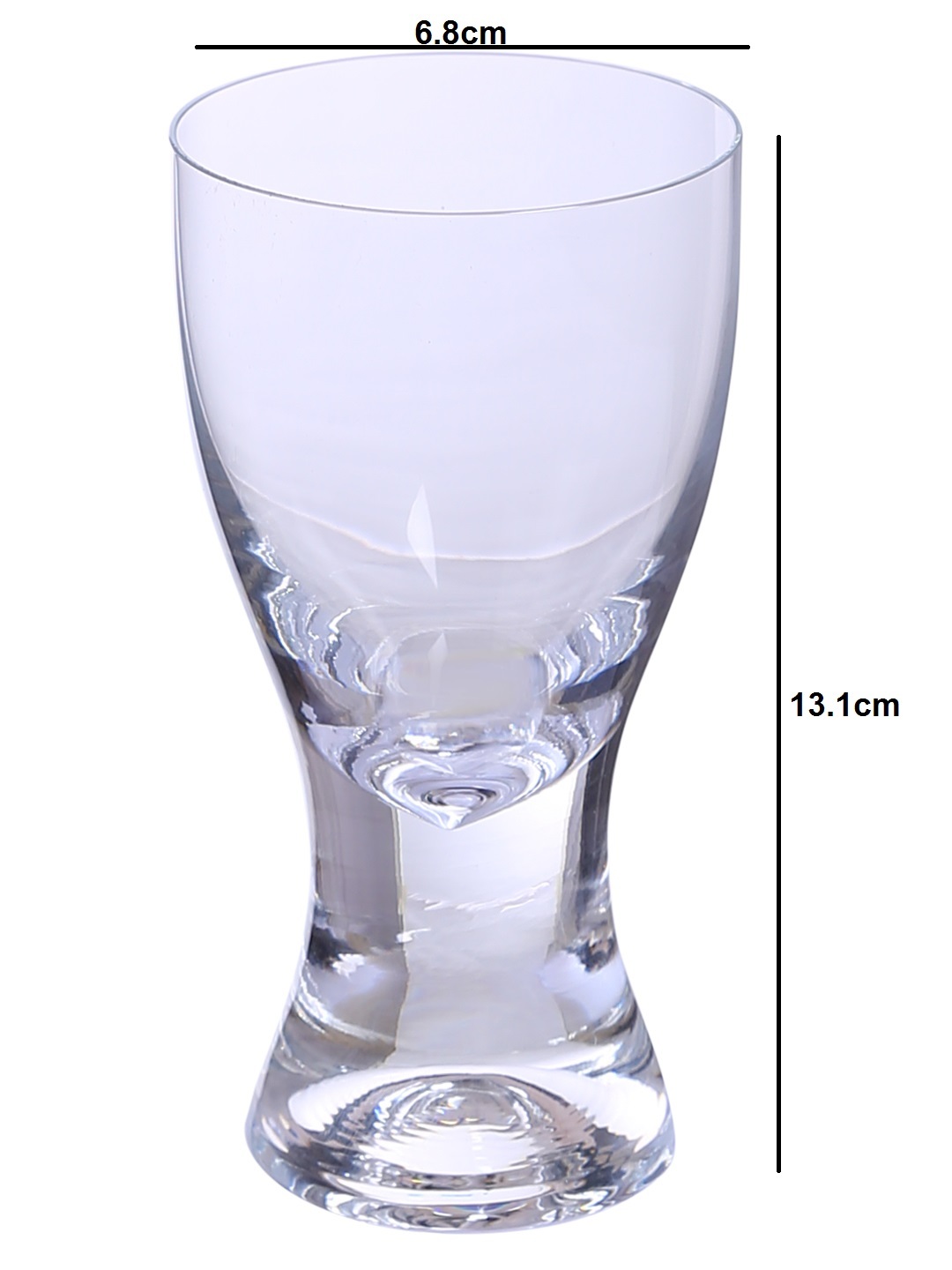 Bohemia Crystal Samba Water Juice Drinking Glass Set 200 Ml Set Of 6pcs