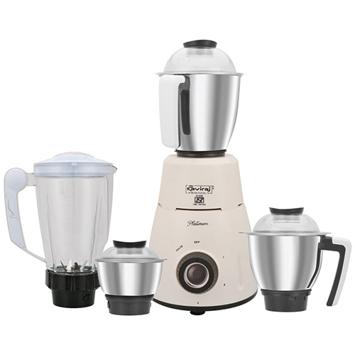कविराज 750 वाट्स 4 जार मिक्सर ग्राइंडर प्लेटिनम
