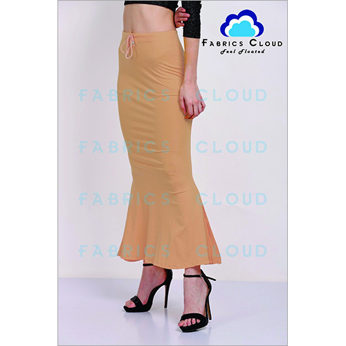 Saree Shilouette ( Flared And Stretchable With Drawstring) (Skin Colour) - Color: Skin