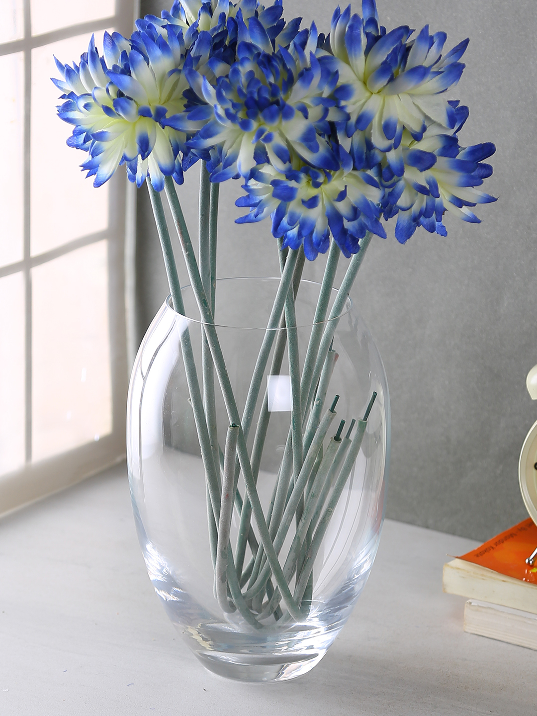 Bohemia Crystal Vase Vase Set 225mm Set Of 1pcs Transparent Non Lead Crystal Glass