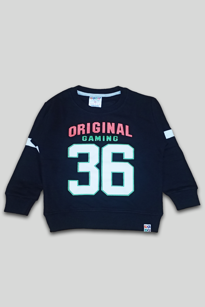 Full Sleeve Top Kids Wear - Printed Fabric Age 9 Months To 2 Years Designed For Boys | Trendy Style With Cloth Decoration
