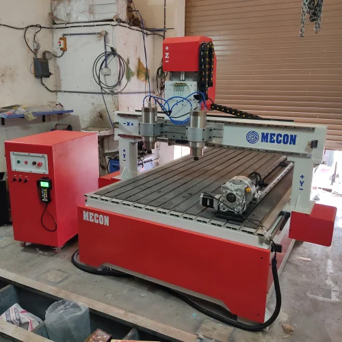 Cnc Wood Rotary Machine - Color: White