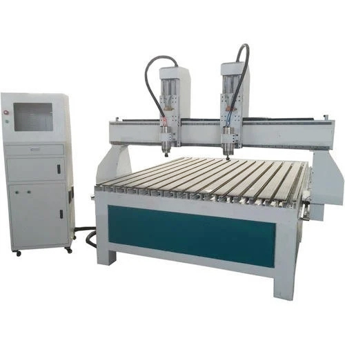Low Energy Consumption Double Spindle Cnc Wood Router Machine With Drilling Head