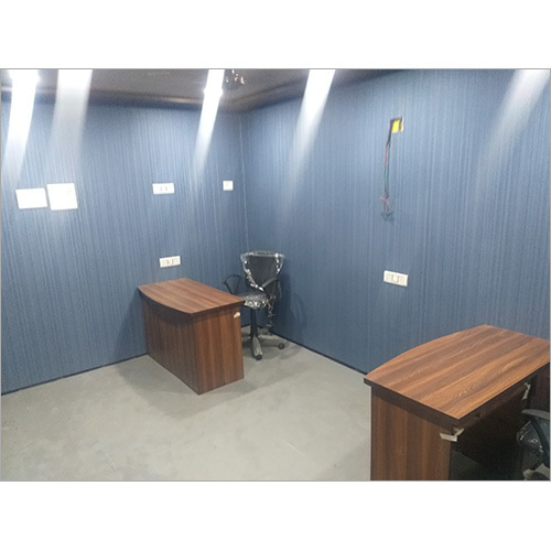 Portable Office Cabin - Steel Container, High Wind Resistance | Sliding Steel Windows, Versatile Use As Office, Shop, Or Warehouse