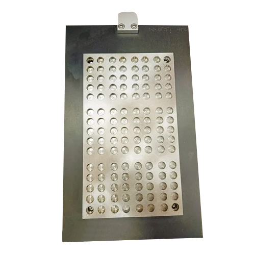 Blister Machine Change Parts - Stainless Steel Filling Plate, Grey & Silver | High Performance, Tool-less Changeover, Polished Finish