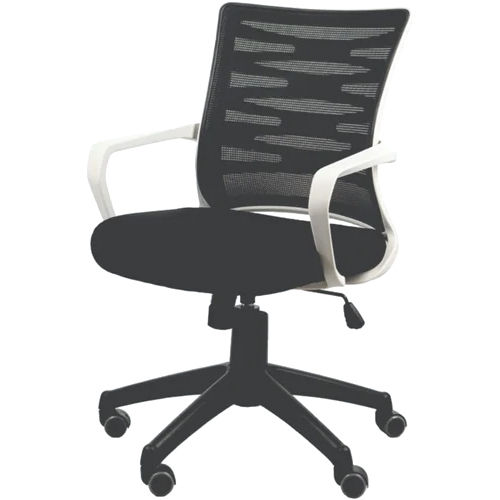 Contour White Office Staff Chair Carpenter Assembly